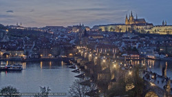 Pražský hrad, Karlův most, Vltava
