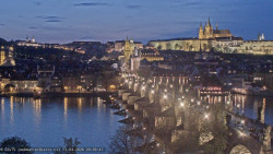 Pražský hrad, Karlův most, Vltava