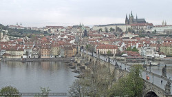 Pražský hrad, Karlův most, Vltava