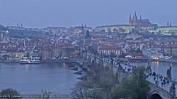 Pražský hrad, Karlův most, Vltava