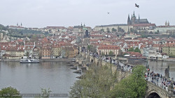 Pražský hrad, Karlův most, Vltava