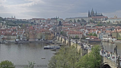 Pražský hrad, Karlův most, Vltava