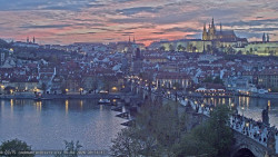 Pražský hrad, Karlův most, Vltava
