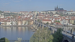 Pražský hrad, Karlův most, Vltava
