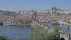 Pražský hrad, Karlův most, Vltava
