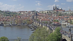 Pražský hrad, Karlův most, Vltava