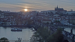 Pražský hrad, Karlův most, Vltava