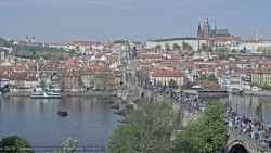 Pražský hrad, Karlův most, Vltava