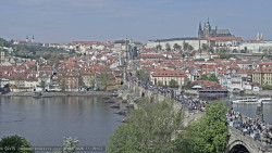 Pražský hrad, Karlův most, Vltava