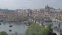 Pražský hrad, Karlův most, Vltava