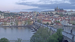 Pražský hrad, Karlův most, Vltava