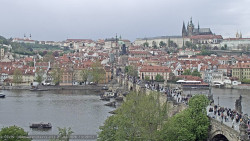 Pražský hrad, Karlův most, Vltava
