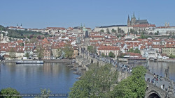 Pražský hrad, Karlův most, Vltava