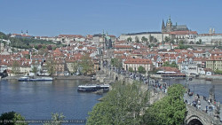 Pražský hrad, Karlův most, Vltava