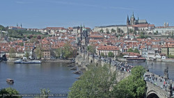 Pražský hrad, Karlův most, Vltava