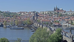Pražský hrad, Karlův most, Vltava
