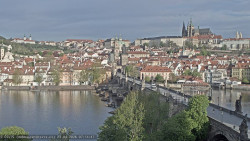 Pražský hrad, Karlův most, Vltava