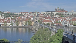 Pražský hrad, Karlův most, Vltava