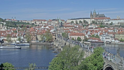 Pražský hrad, Karlův most, Vltava