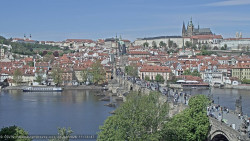 Pražský hrad, Karlův most, Vltava