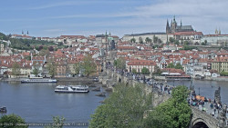 Pražský hrad, Karlův most, Vltava