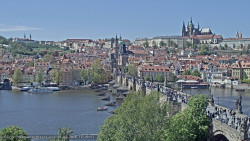 Pražský hrad, Karlův most, Vltava