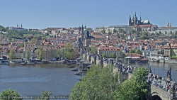 Pražský hrad, Karlův most, Vltava