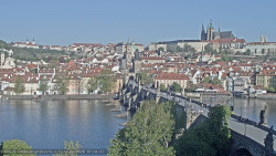 Pražský hrad, Karlův most, Vltava