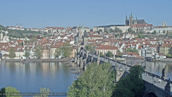 Pražský hrad, Karlův most, Vltava