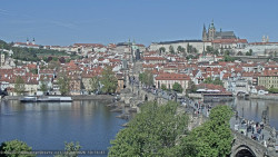 Pražský hrad, Karlův most, Vltava