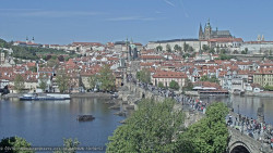 Pražský hrad, Karlův most, Vltava