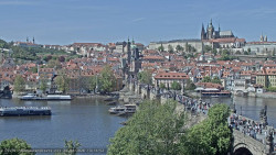 Pražský hrad, Karlův most, Vltava