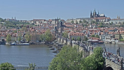 Pražský hrad, Karlův most, Vltava
