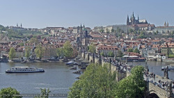 Pražský hrad, Karlův most, Vltava