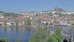 Pražský hrad, Karlův most, Vltava