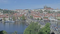 Pražský hrad, Karlův most, Vltava