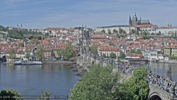 Pražský hrad, Karlův most, Vltava