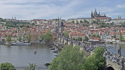 Pražský hrad, Karlův most, Vltava
