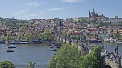 Pražský hrad, Karlův most, Vltava