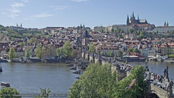 Pražský hrad, Karlův most, Vltava