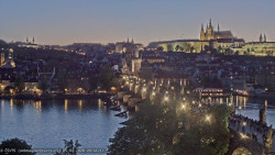 Pražský hrad, Karlův most, Vltava
