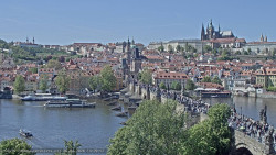 Pražský hrad, Karlův most, Vltava