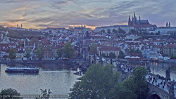 Pražský hrad, Karlův most, Vltava