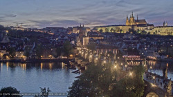 Pražský hrad, Karlův most, Vltava