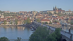 Pražský hrad, Karlův most, Vltava