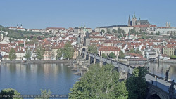 Pražský hrad, Karlův most, Vltava