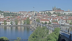 Pražský hrad, Karlův most, Vltava