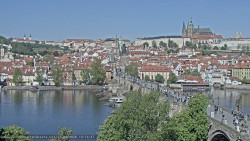 Pražský hrad, Karlův most, Vltava