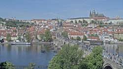 Pražský hrad, Karlův most, Vltava