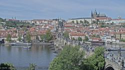 Pražský hrad, Karlův most, Vltava